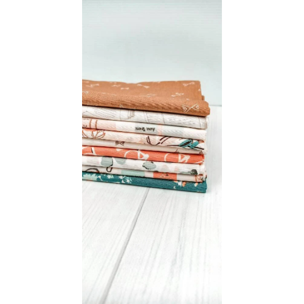 Bookworm half metre bundle Art Gallery Fabrics